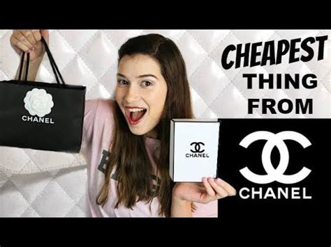 cheapest thing at chanel